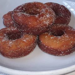 A picture of Mini Banana Doughnuts.