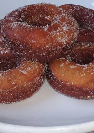 A picture of Mini Banana Doughnuts.