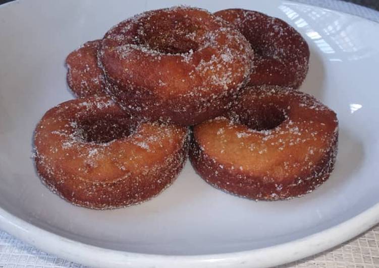 Mini Banana Doughnuts