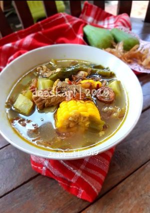 Foto resep Sayur asem goreng (sayur asem betawi daging sapi)
