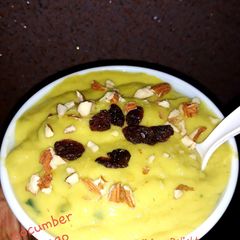 A picture of Cucumber and avocado smoothie.