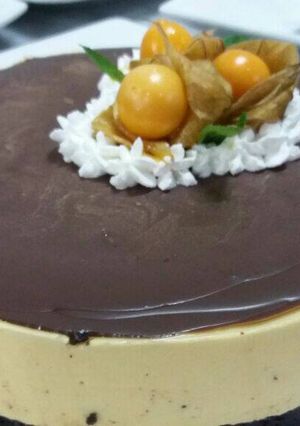 Una foto de Mousse de lúcuma