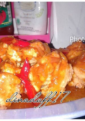 Foto resep Ayam Goreng Tepung saus asam manis