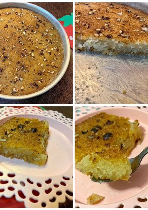 A picture of Basbousa Mix Cake 🥰.
