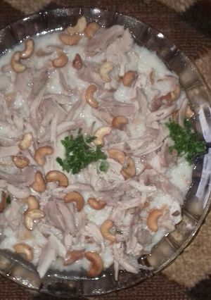 صورة لوصفة فتة الدجاج