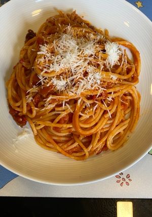 รูปของ สปาเกตตี Amatriciana Sauce