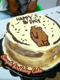 Foto resep Simpel Birthday Cake