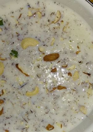 A picture of Milk kheer.