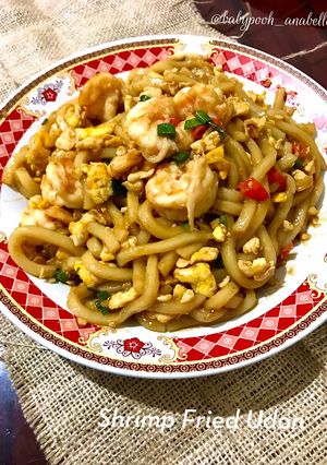 Foto resep Shrimp Fried Udon (Udon Goreng Udang)🦐