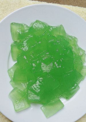 Hình của món Thạch nha đam.