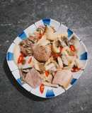 Thịt heo xào nấm bào ngư