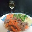 Guiso de carne posta a la olla