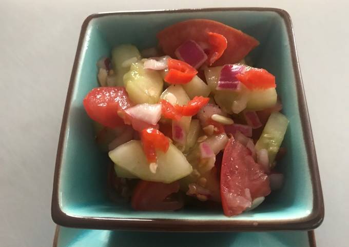 Simple Way to Prepare Quick Midsummer Cucumber Salad