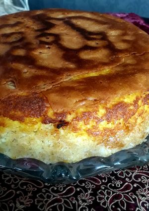 عکسی از دستور ته چین اسفناج