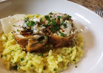 Unique Cuisine Saffron Risotto Practical Delicious