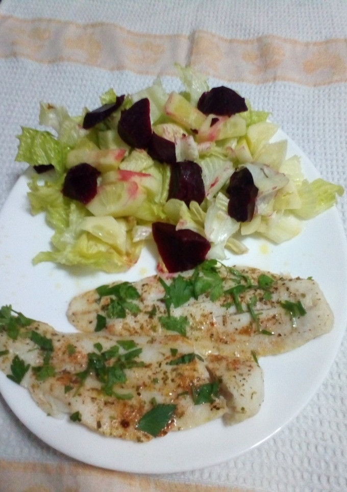 Una foto de Filetes de pescado exprés en microondas