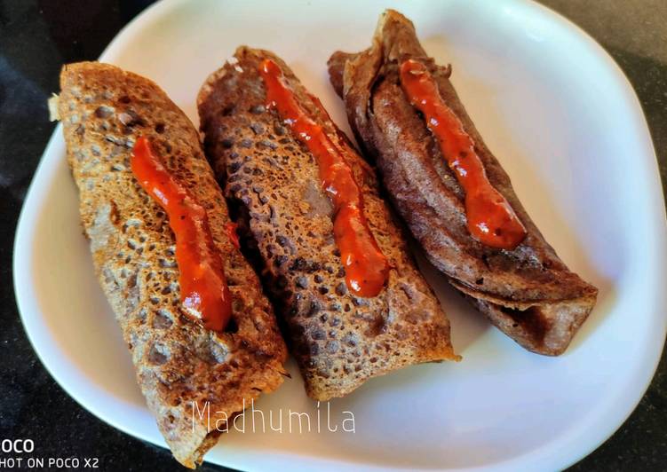 Finger millet Ragi Mandia Masala Chilla