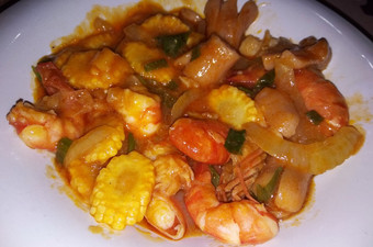 Bagaimana Menyiapkan Udang asam manis Murah