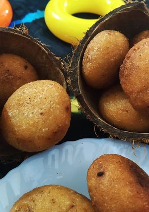 A picture of Suji Kakara Pitha.