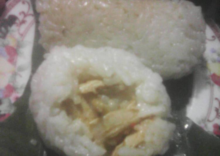 Langkah Mudah untuk Membuat Lemper pedesan ayam, Sempurna