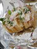 Garlic Parmesan Hasselback Potatoes