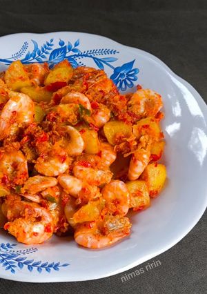 Foto resep Sambal Udang Kentang