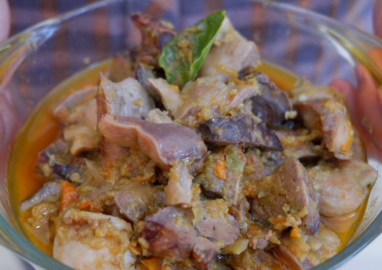 Bumbu Sambel Galak Hati Ampela | Langkah Membuat Sambel Galak Hati Ampela Yang Enak Banget