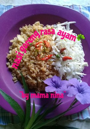Foto resep Nasi goreng rasa ayam