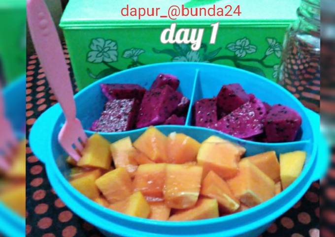 Bagaimana Menyiapkan Menu diet gm day 1(buah) Anti Gagal
