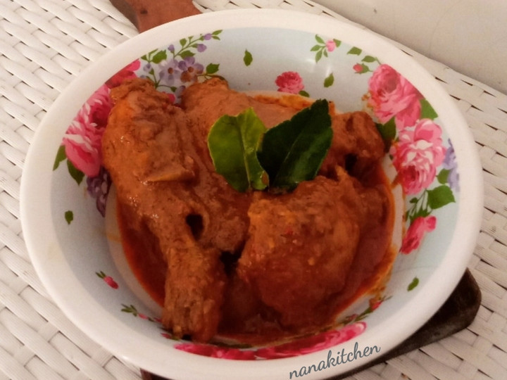 Ternyata begini loh! Resep  membuat Rendang Ayam dijamin gurih