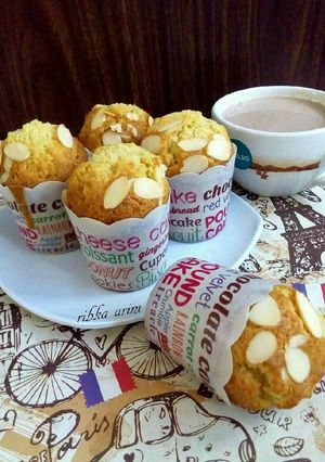 Foto resep Muffin vanila simpel : Lembut, praktis, No Mixer