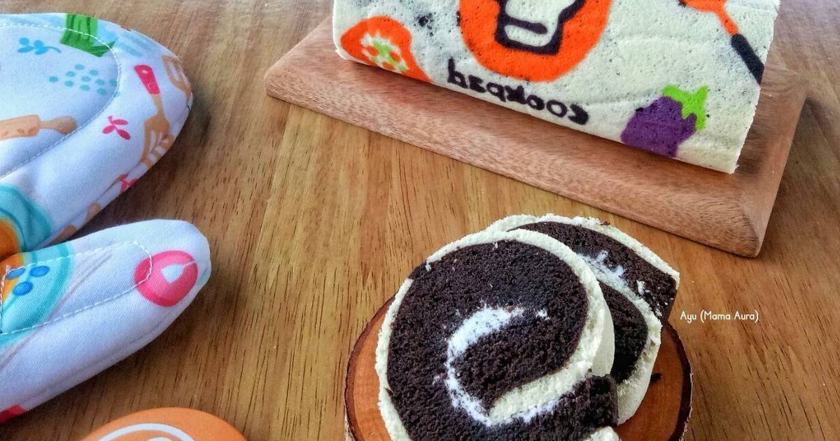 Resep Brownies Gulung Kukus oleh Ayu (Mama Aura) Cookpad