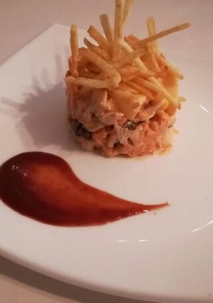 Una foto de Ensalada de pollo a mi manera