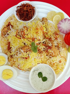 A picture of Simple Chicken Biryani 🍚🥗.