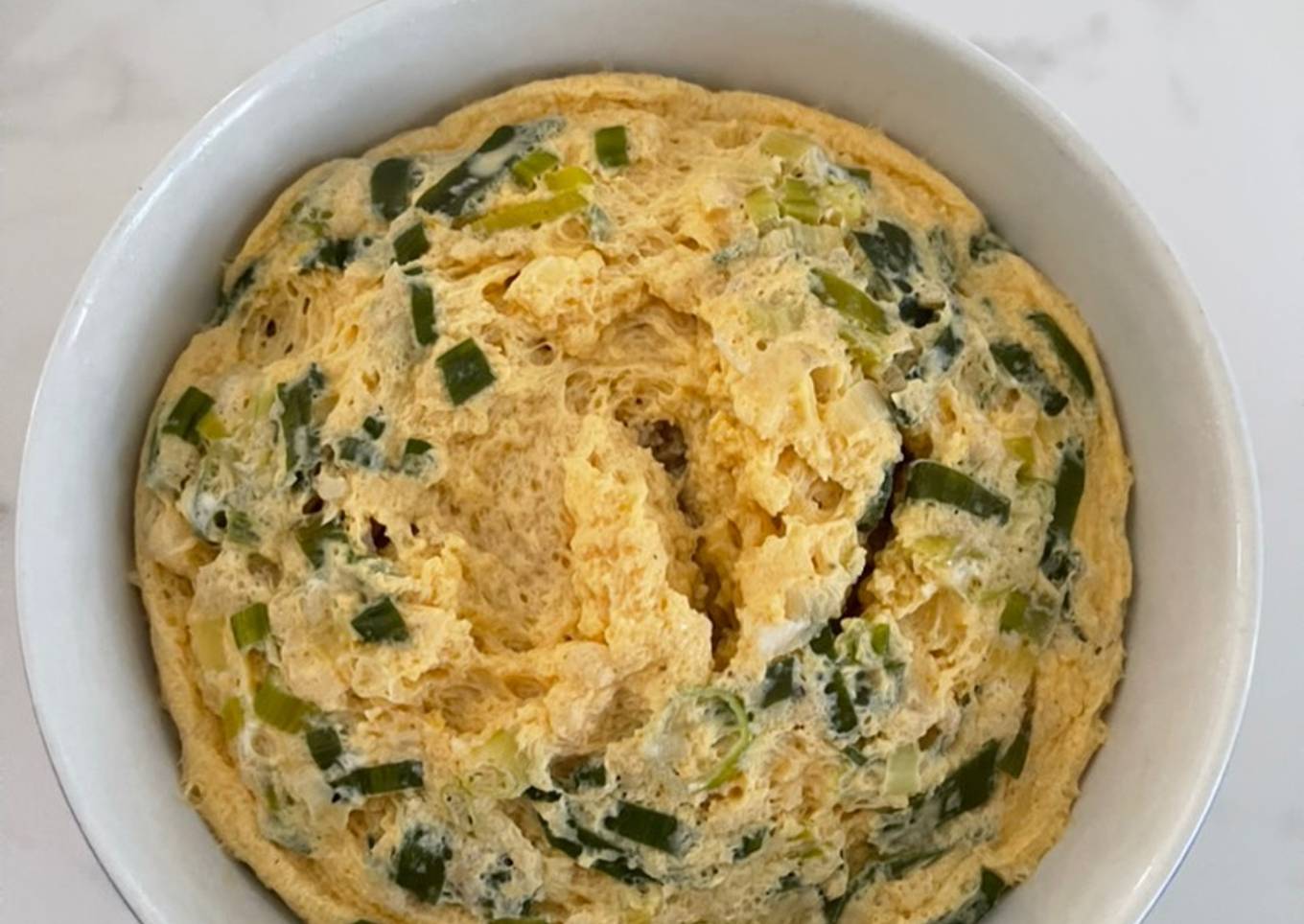 Telur daging kukus