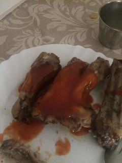 Una foto de Costilla asada con salsa agridulce