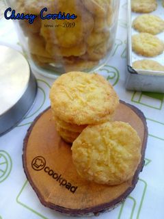 Foto resep Eggless Cheesy Cookies