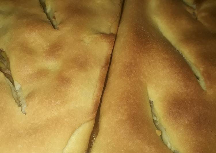 Steps to Prepare Ultimate Strudel salato con tonno e carciofi