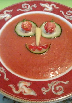 Una foto de Esencia de gazpacho
