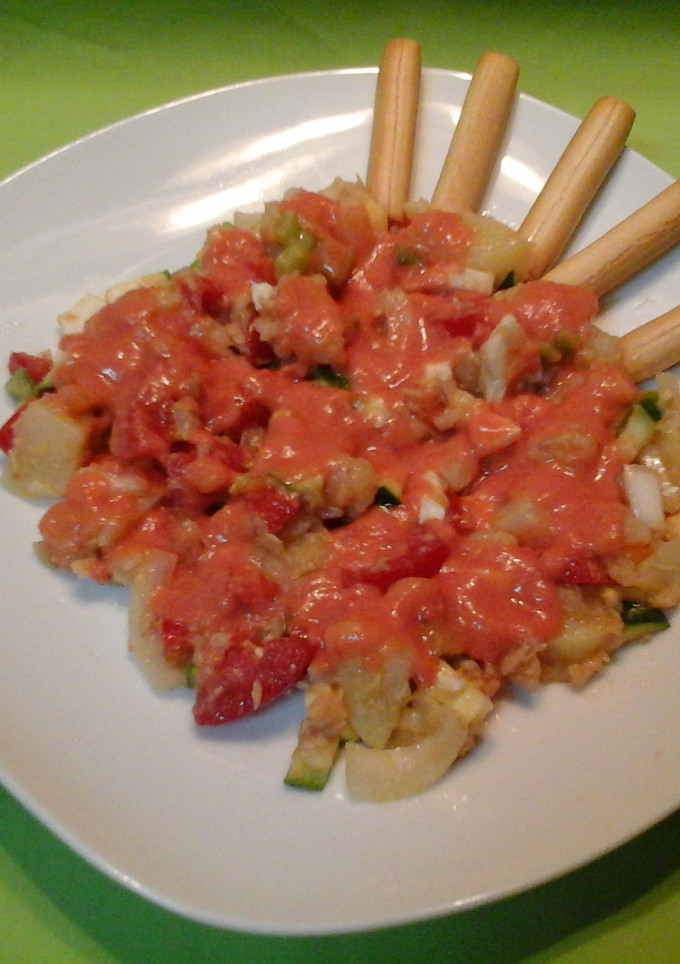 Una foto de Patatas cordobesas