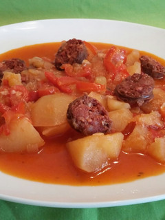Una foto de Patatas choriceras