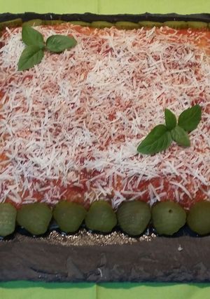 Una foto de Pastel de lasaña