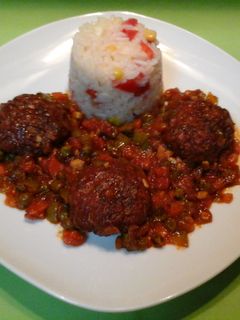 Una foto de Medallones con tomate de mi madre