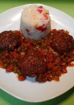 Una foto de Medallones con tomate de mi madre