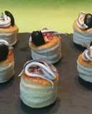 Mini volovanes rellenos