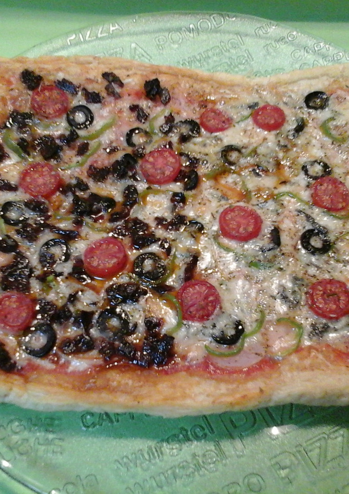 Una foto de Pizza de hojaldre