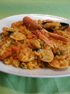 Una foto de Arroz con marisco