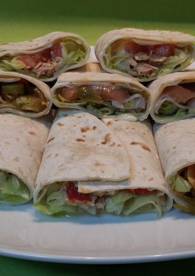 Una foto de Surtido de wraps