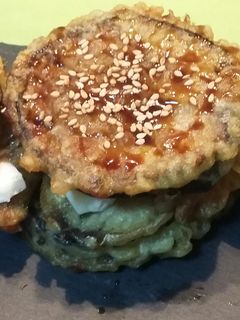 Una foto de Torrijas de berenjenas