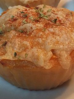 Una foto de Pastelitos de setas con patatas